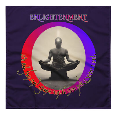 ''Enlightenment'' Bandana Funny New Age Psychology Ego Transpersonal