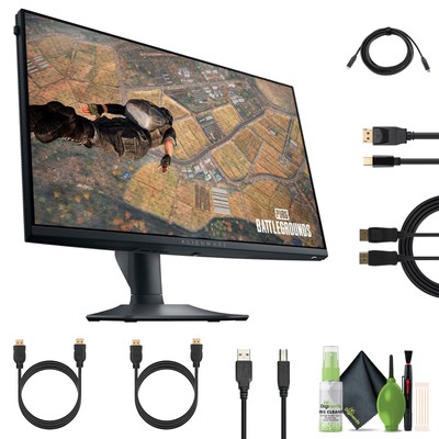 Alienware - AW2523HF 24.5'' + USB Printer Cable + 2 x HDMI Cable + More