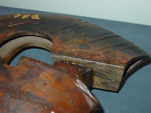 George Whitten Studio Slab Pottery Raku Floor Vase Signed 22 Inches Vintage - Picture 13 of 17