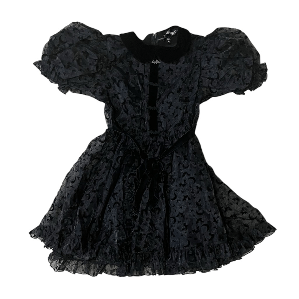 NWT Dolls Kill Trickz N Treatz Witch You Were Here Organza Dress