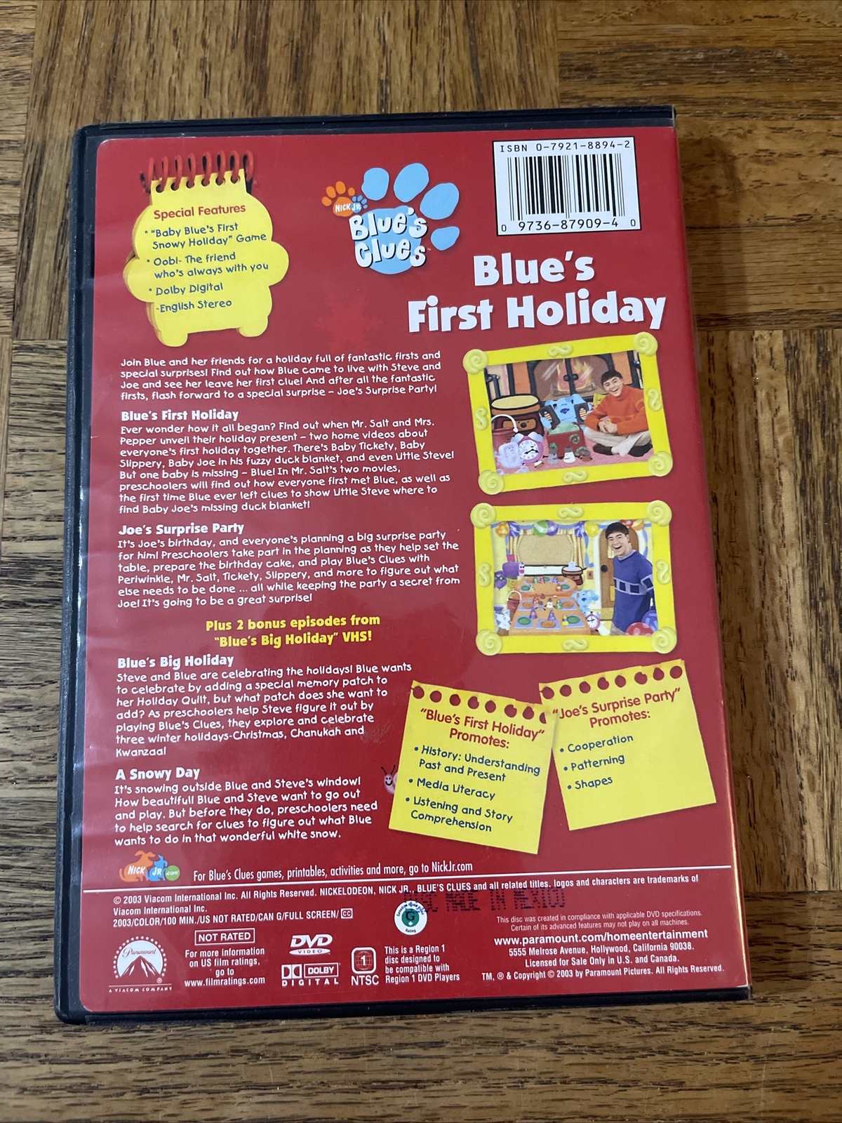 Blues Clues Blues First Holiday DVD-Very Rare Vintage 97368790940| eBay