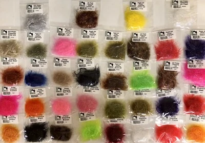 HARELINE'S LG POLAR CHENILLE, UV. U PICK THE COLOR. FLY TYING. SALMON, STEELHEAD