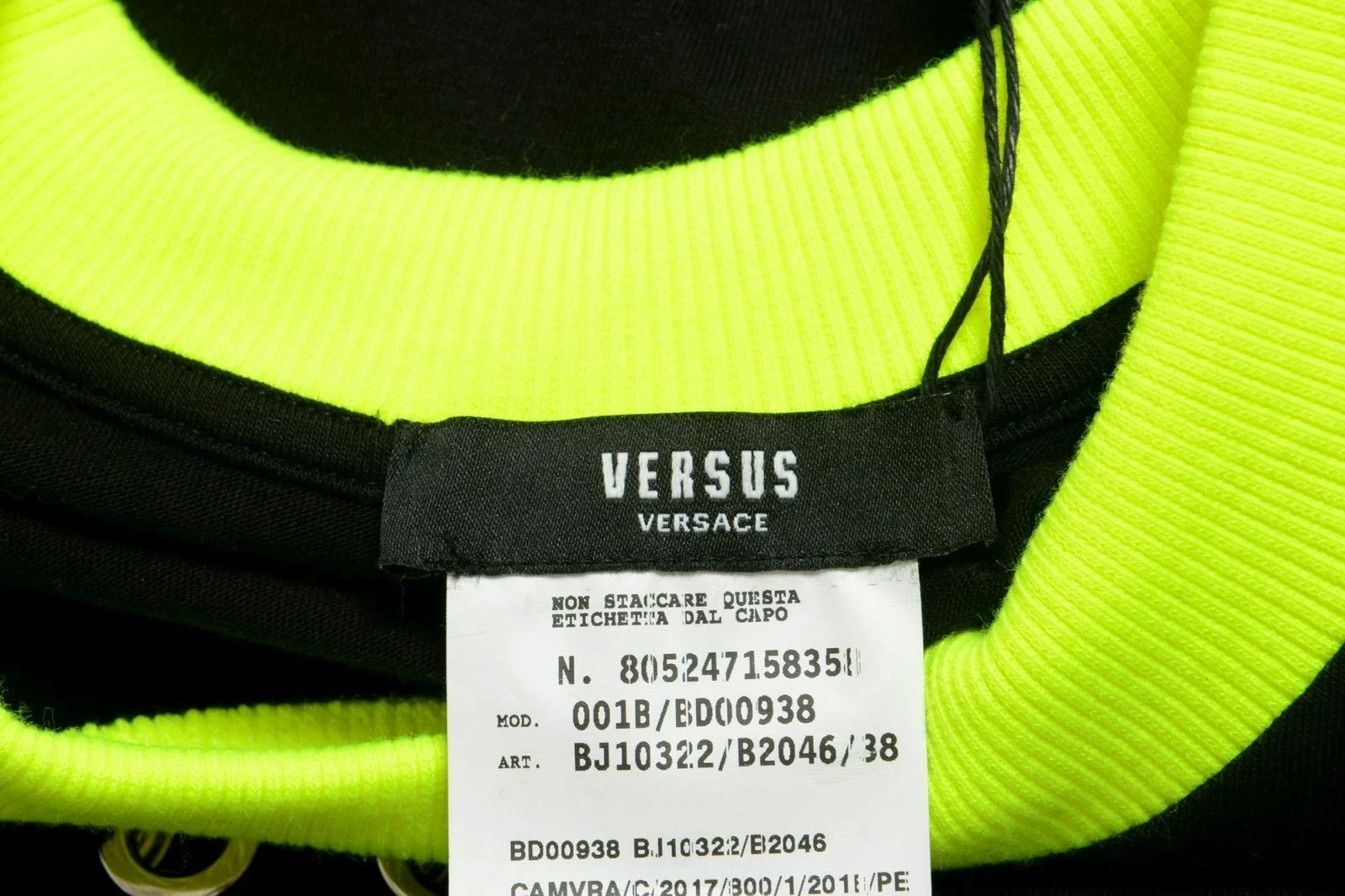 Abito senza maniche Versus by Versace donna nero impreziosito US XS IT 38