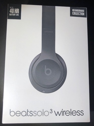 Beats by Dr Dre SOLO 3 Wireless per Cuffie [quartiere Asfalto Grigio] NUOVO  | eBay