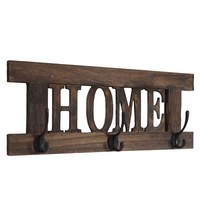 Garderobe Zuhause, Wandgarderobe, Shabby-Chic Vintage 55X20Cm Braun