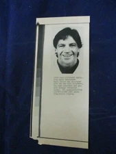 1984 NHL Denis Potvin New York Islanders free agent Vintage Wire Press Photo