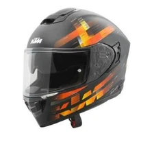 Full-Face Fiber Motorcycle Airoh St 501 NY020 KTM Black Orange SIZE S