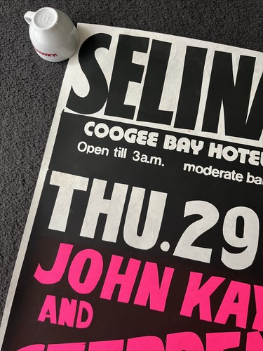 John Kay Steppenwolf - Selina’s Concert/Gig Poster - SIGNED - Hitman - Dee Minor - Picture 2 of 7