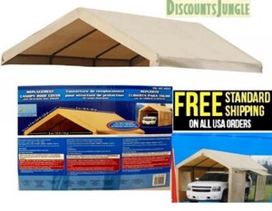 Roof Cover Top Replacement For Costco Carport Canopy Shelter Canvas 10 X 20 Ebay