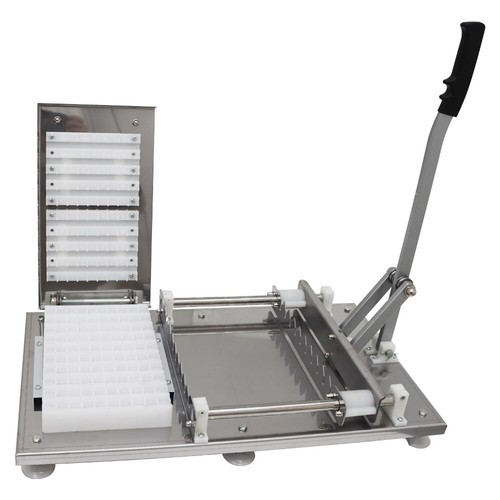 Máquina manual de fabricación de pinchos para carne kebab pollo 10 pinchos máquina de barbacoa - Imagen 7 de 24