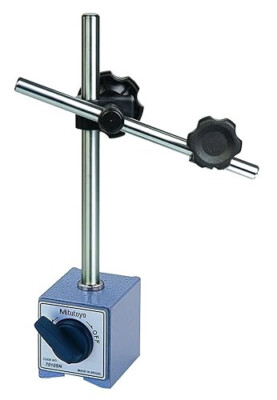 Mitutoyo 7010S, Magnetic Base, For 3/8'' and 6mm/8mm Stems, On/Off Switch