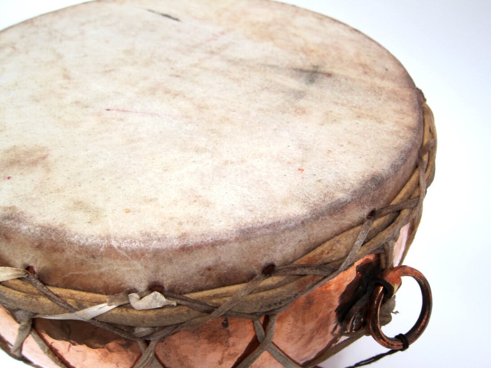 12" INDIAN TASHA COPPER DRUM Kettledrum Eastern Kettle Drums eBay