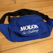 Vintage MOLSON SKI CHALLENGE 80's Beer Skiing Canadian Goose Fanny Pack Bag