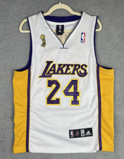 Authentic 2009 NBA Finals Adidas Jersey Kobe Bryant #24 Lakers Size L 48 White
