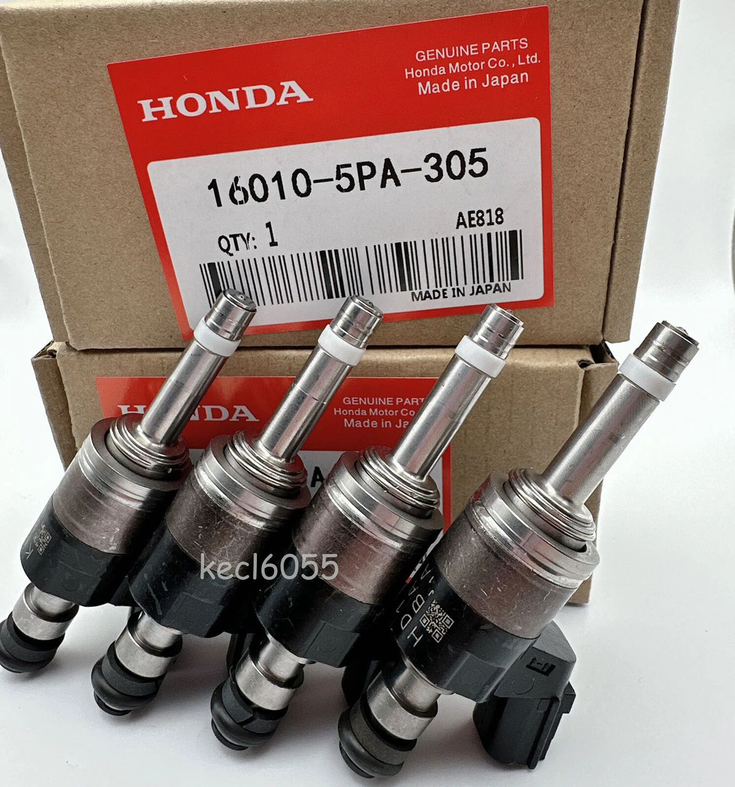 4PCS GENUINE OEM FUEL INJECTORS 16010-5PA-305 FOR ACCORD CR-V CIVIC 1.5L TURBO