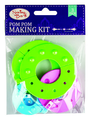 3er Pack Bommel Bastelset von Nähkästchen