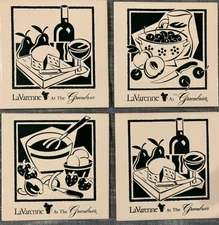 Decorative Art Tiles 6”x6” Trivets from LaVarenne Restaurant Greenbrier Resort