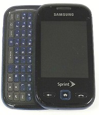 Samsung Trender SPH-M380 - Blue and Black  Sprint  Slider Keyboard Smartphone