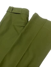 Derek Lam 10 Crosby 0 Tall Olive  Zipper Wide Leg Bell Bottoms