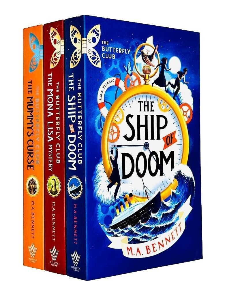 M.A. Bennett Collection 3 Books Set Ship of Doom,Mummys Curse,Mona Lisa Mystery