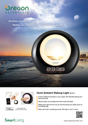 Oregon Scientific WL201 Wake Up Estado de Ánimo Reloj