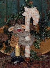 Primitive Patti's Ratties Christmas Reindeer Ornie Paper Pattern 367
