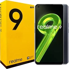 BNIB Realme 9 (4G) Black 128GB ROM + 6GB RAM Dual-SIM Factory Unlocked GSM