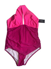 NWT DACI One Piece Swimsuit Bathing suit plus size 20W pink Mave Tummy control