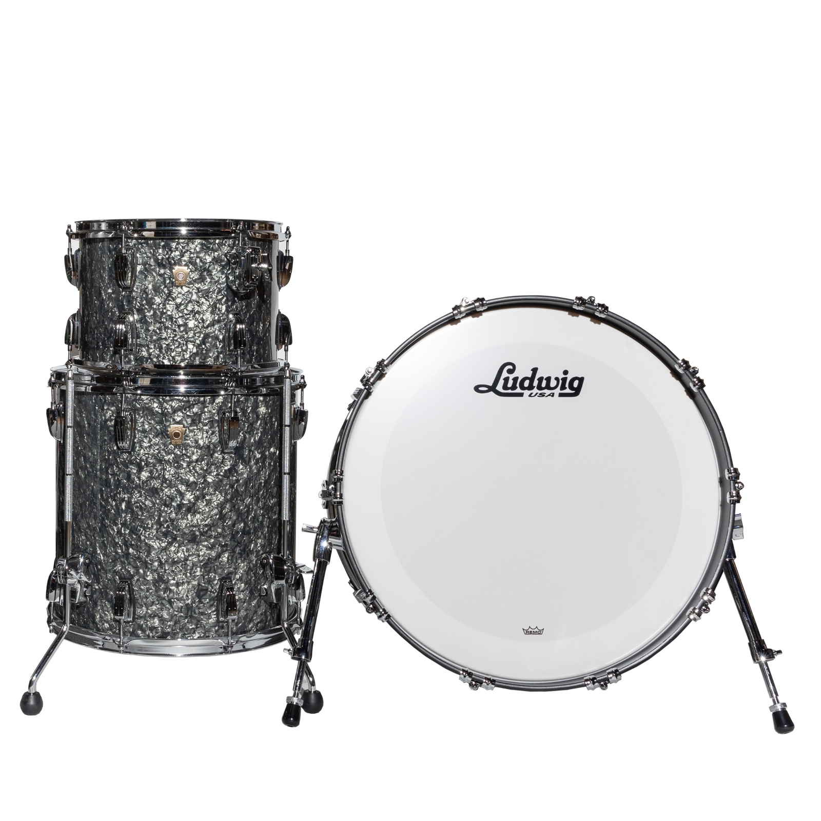 Ludwig Classic Maple 3-Piece Fab Drum Kit - Black Pearl - AIMM Exclusive 452690₽