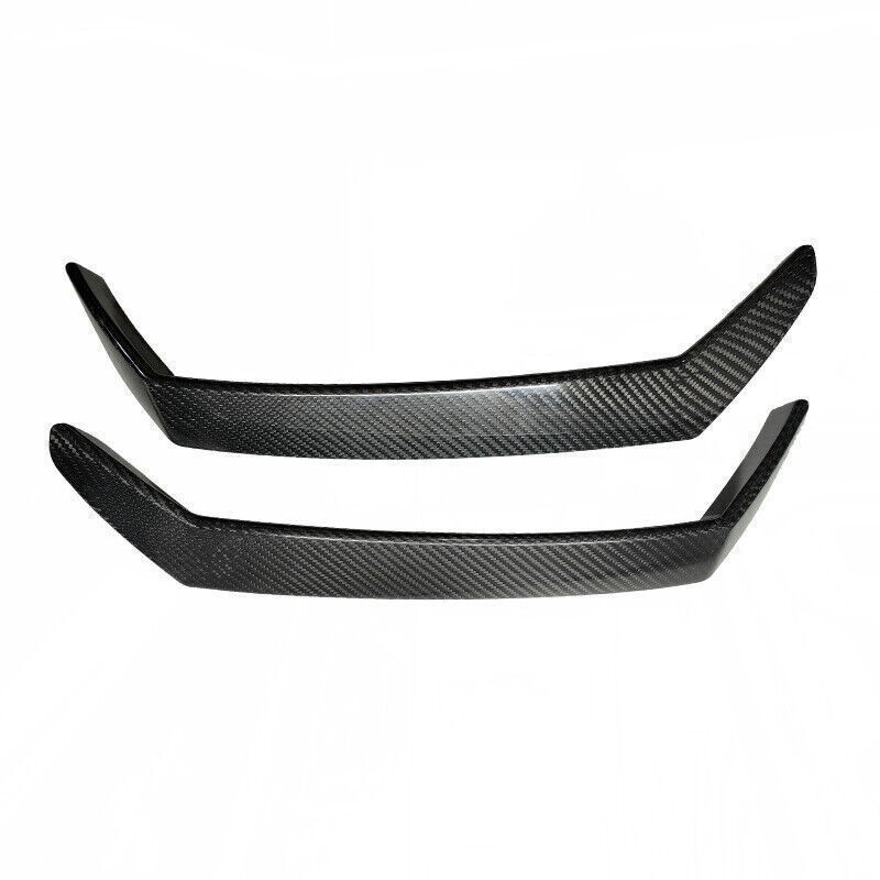 Dry Carbon Fiber Front Bumper Side Strip Cover For LAMBORGHINI URUS 2018-2021