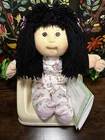 RARE Cabbage Patch/Coleco Head Mold HM 36 Asian/ THICK Black Hair/brown/Cleaned