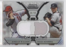 2011 Bowman Sterling Refractor 38/99 Jordan Walden Craig Kimbrel #DRB-WK 0bt4