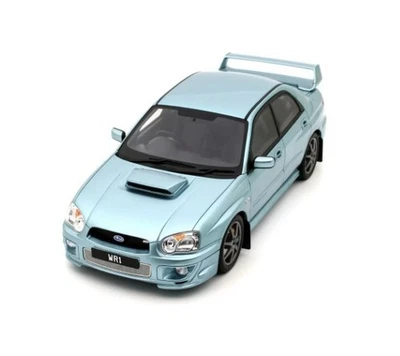 NEW 1:18 Otto Mobile 2003 Subaru Impreza WRX STi WR1 Solberg Ice Blue OTT-1114