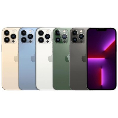 Neu Apple iPhone 13 Pro Max (5G) 128GB/256GB Smartphone Handys Blau/Grün/Silber