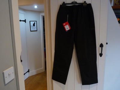 Helly Hansen schwarze Dubliner Pant wasserdichte Herrenhose (XL-Regular) - Neu mit Etikett