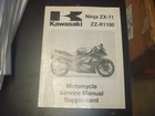 OEM 1990 Kawasaki ZX 11 ZZR1100 Service Shop Repair Manual 99924 1127 51