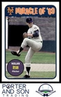 Nolan Ryan Miracle of '69 2018 Topps Heritage #MO69-NR Mets Baseball Card