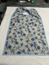 Celley Adult Reusable Waterproof Bib Or Clothing Protector Snap Crumb Pocket New