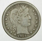 1914 BARBER QUARTER (7010)