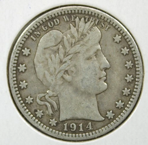 1914 BARBER QUARTER (7010)