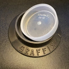 Vintage Base and Caplug Parts for Acrylic Graffix Water Pipe Bong Replacements