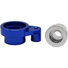 Hot Racing TRXF24P06 Aluminum Control Link Servo Arm Traxxas TRX-4 (Blue)