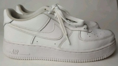 Nike Air Force 1 Triple White Leather Sneakers,Women Sz 8.5, EU Size 38.5, AF1s
