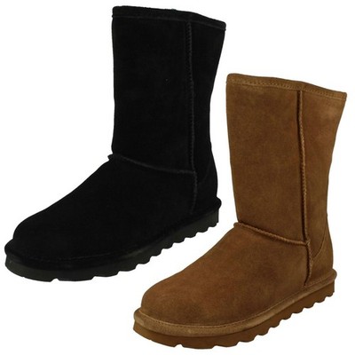 Bearpaw Damen Lammfell gefütterte Stiefel - Elle Short