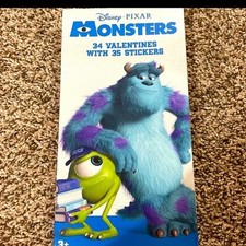 34~Disney Pixar Monsters & 35 stickers