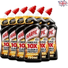 Power Plus 6 x 750ml: Ultimate Non-Toxic Toilet Cleaner, Removes 100% Limescale 5.33 per litre