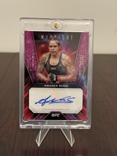 Topps 2024 Midnight UFC Glimmer Graphs Amanda Nunes On-Card Auto Twilight /99