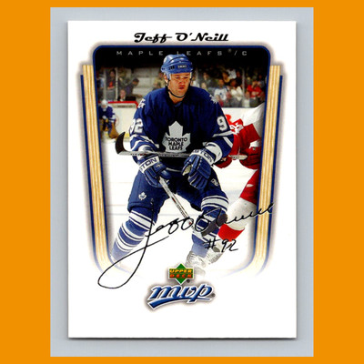 Jeff ONeill #366 2005 Upper Deck MVP Toronto Maple Leafs Hockey Card NHL NM