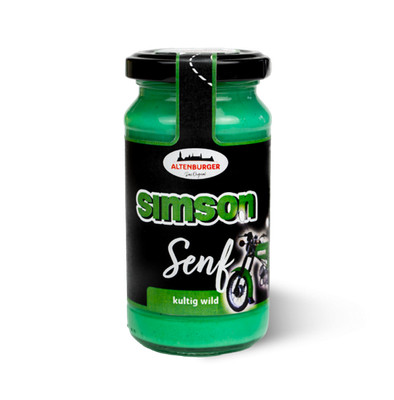 Altenburger Simson Senf mittelscharf grüner Senf 200ml