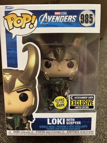 Funko Pop! - Avengers Loki with Scepter 985 Glows Entertainment Earth Exclusive